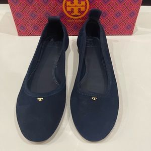 *NEW* Tory Burch Theresa Ballet Flat in Royal Navy. Size 7